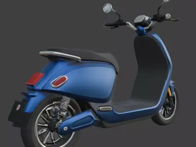Electric Scooter 3D Model 3D model buy