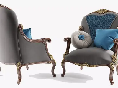 armchair 2 3D model