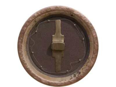 The famous Hoplon shield 3D model