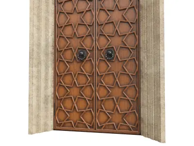 Entrance classic door 125 3D model