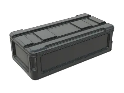 Long Military Container 3D model