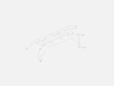 Pull Bar Free low-poly 3D model