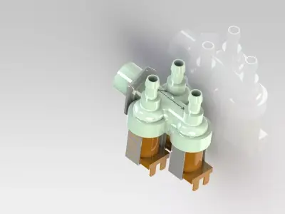 Triple valve Free 3D model