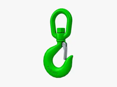 Swivel Hook Low-poly 3D model