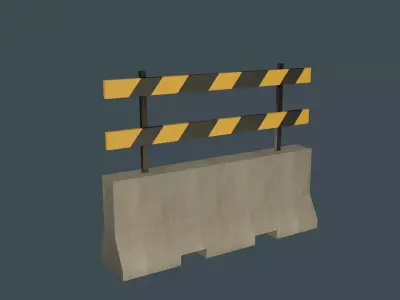 Road Blocker 3D model purchase
