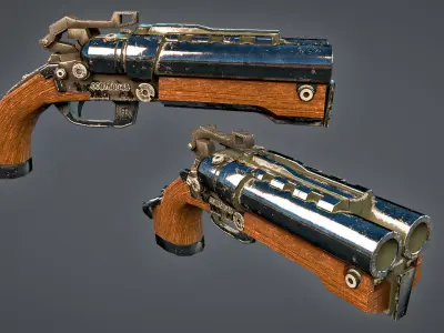 Pirate Pistol 3D model