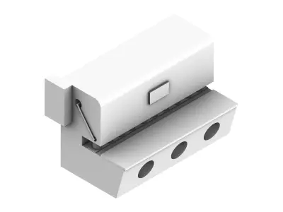 Hydraulic Plate Cutting Machine 3D model
