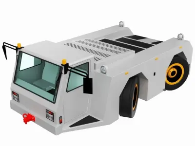 Airport Tug 3D model