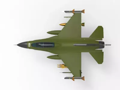 F16 Viper 3D model