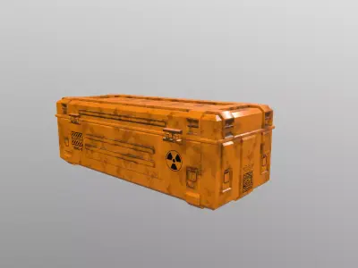 Military Weapon Crate PBR Assets Low-poly 3D model