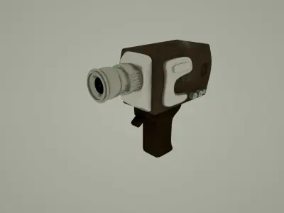 8 millimeter movie camera 3D model