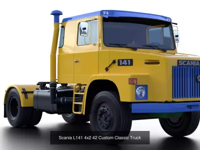 Scania L141 Series - Complete Collection 3D Model Pack