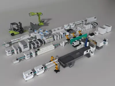 industrial equipment 3D model buy