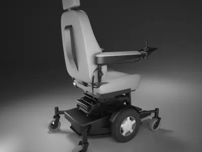 Wheelchair Motorised 3D model