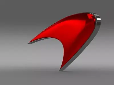 mclaren logo 3D model by Sergey