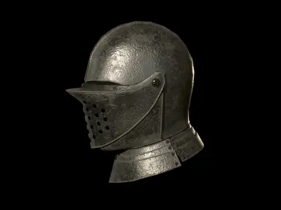 HIE Helmet D200130 Low-poly 3D model