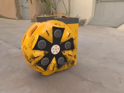 Grenade inspired by Halflife Alyx Free 3D model