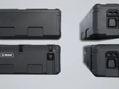 Military Cargo Case Low-poly 3D model