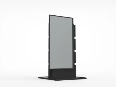 Outdoor Advertising Stand V3 3D model