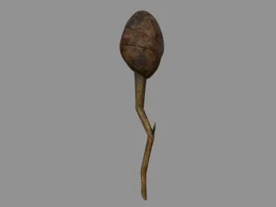 TorchB Stylized Low-poly 3D model