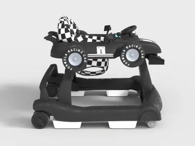 FOLDABLE BABY PUSH WALKER 3D model