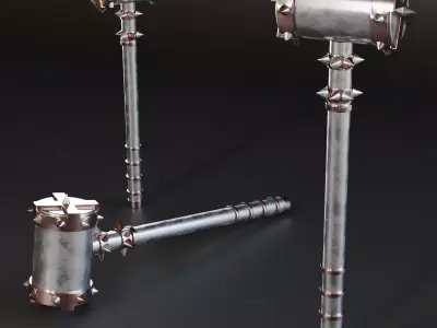 Mk Basemesh Mace 13 Free 3D model