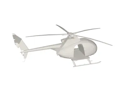 Military Helicopter concept 3D model from CGTrader