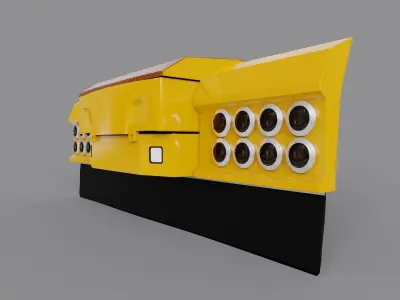 Back bumper 2 3D model