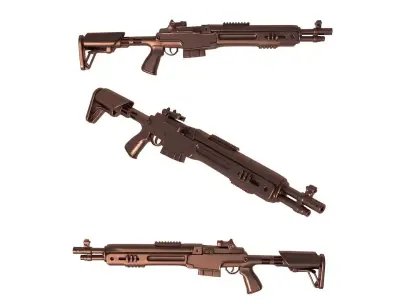 M1A SOCOM 3D print model