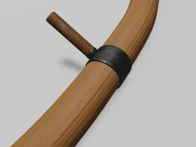 The Scythe Free low-poly 3D model
