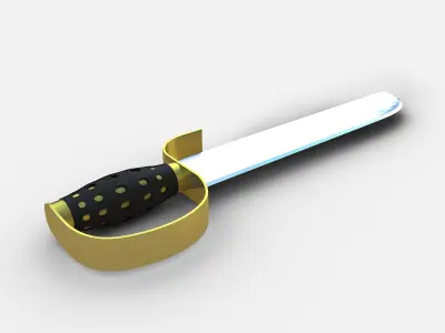 Butterfly Sword 3D model
