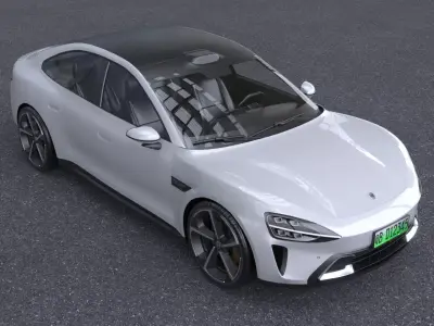   Top Trend Electric Car 3D model