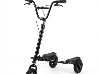 Trikke Freedom Electric Trike Low-poly 3D model