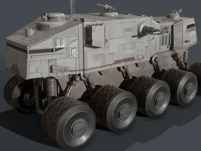 Star Wars - Juggernaut HAVw Low-poly 3D model