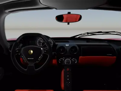 Ferrari Enzo 2002 High Detail Game Ready Cinematic Low-poly 3D model