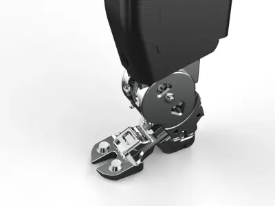 Robo leg  scifi part  3D model