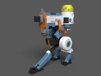 Valorant KJ Turret in 3d 3D model