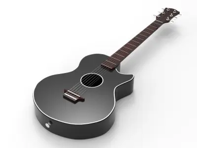 Box Guitar  3D model