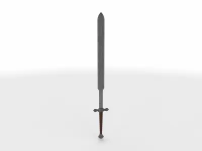 sword greatsword 01  3D model