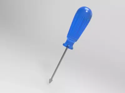 Screwdriver plastic 3D model