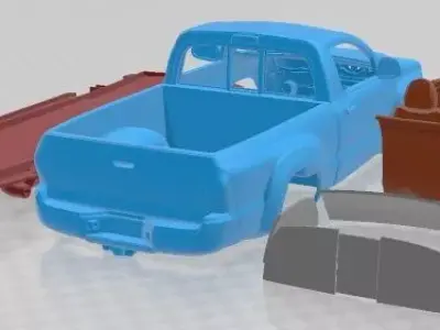 Toyota Tacoma RegularCab 2011 Printable Car 3D print model