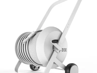 Hose trolley Tasman Black White by ZEE  3D model