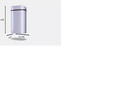 Sensor-sensitive dustbin 58 L 3D model purchase