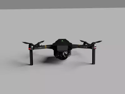 Drone Low-poly 3D model purchase