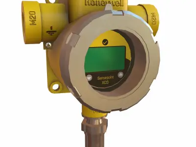 Honeywell Sensepoint XCD  Low Poly Low-poly 3D model