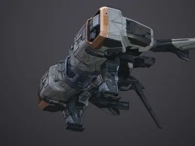 sci-fi model536 3D model 3D model