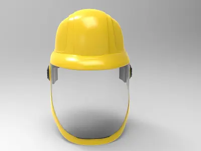 Safety Helmet VR   Low-poly 3D model