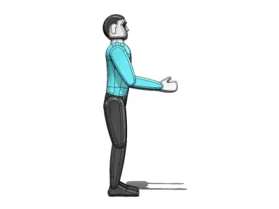 Operador Funcionario Employee Operator 3D model