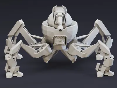 6 War Robots- Vol 01- High detail 3d models Low-poly 3D model
