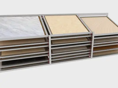 Tiles Rack 3D model
